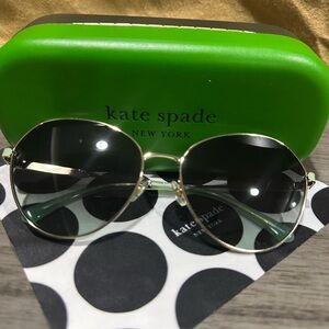 Kate Spade Black and Silver Sunglasses